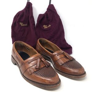 Allen Edmonds Cody Kiltie Tassel Loafer Mens Sz 9 D Brown Leather Slip On USA